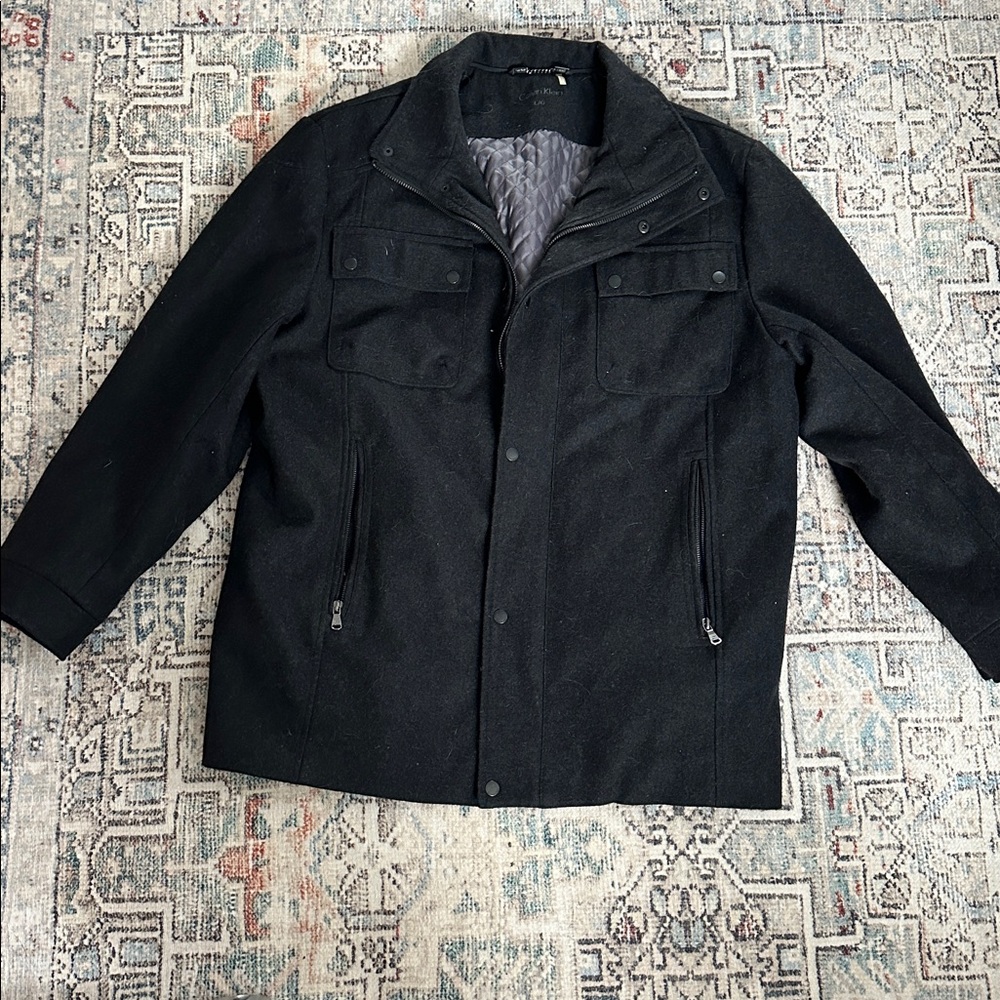 CALVIN KLEIN Wool Blend Coat